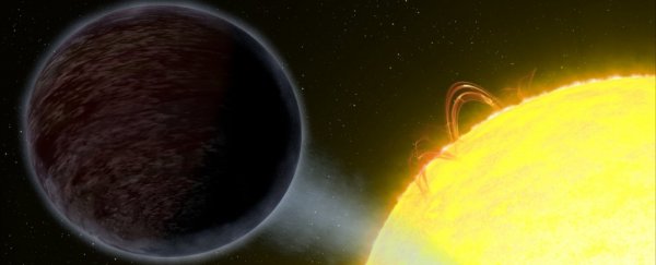 This extremely hot exoplanet is so black it eats up almost all visible light