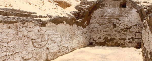 A pharaoh's boat tomb has been unearthed in one of ancient Egypt's oldest cities