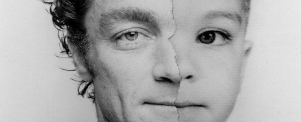 These clever photos show how faces change as they age