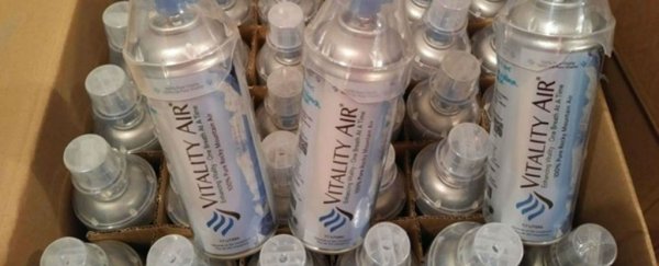 People in China are buying cans of fresh air from Canada