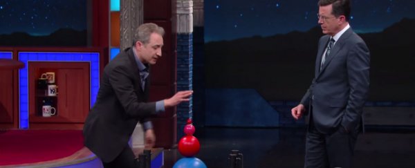 Physicist Brian Greene explains the most powerful explosions in the Universe to Colbert