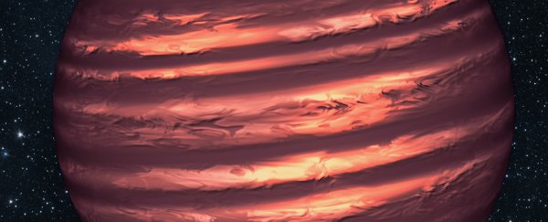 Astronomers detect turbulent bands of clouds on a brown dwarf 6.5 light-years away