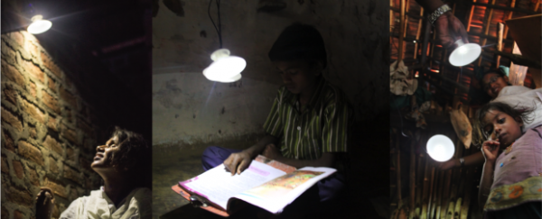This awesome lamp works without batteries, electricity or sunlight