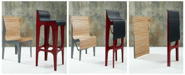 Grad student develops collapsing furniture that vanishes in seconds