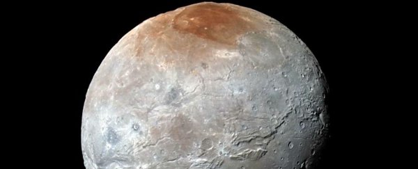 Astronomers have finally figured out what that big red smudge on Charon is