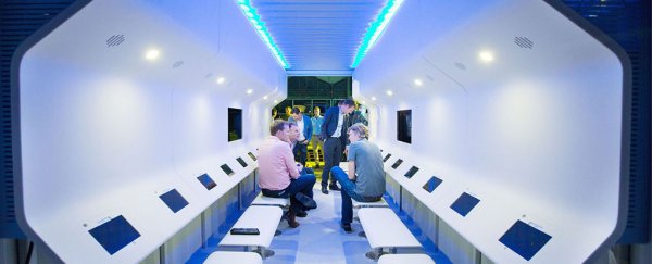 These futuristic floating buildings are made from thousands of plastic bottles