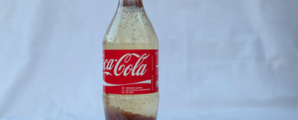 WATCH: The odd chemical reaction between Coke and milk