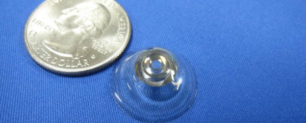 Telescopic contact lenses let users zoom-in on demand