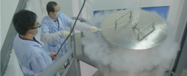 For the first time ever, a woman in China has been cryogenically frozen