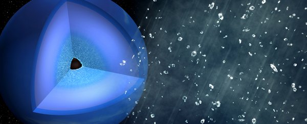 It rains diamonds on Neptune and we've now re-created that effect here on Earth