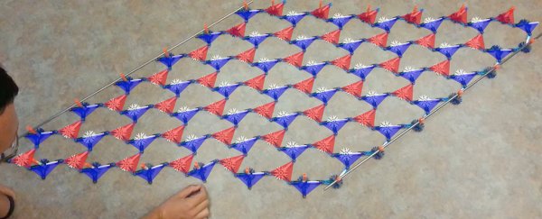 This crazy design makes materials switch from soft like rubber to hard like steel