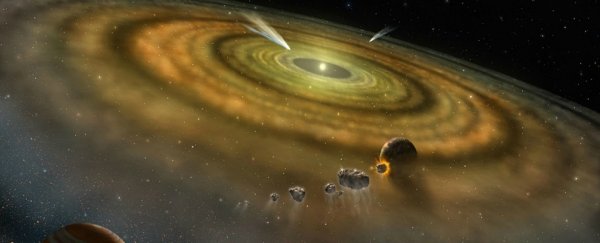 Researchers have just added a second dimension to the early chemistry of the Solar System