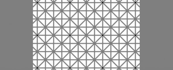 Here's why you can't see all 12 black dots in this crazy optical illusion