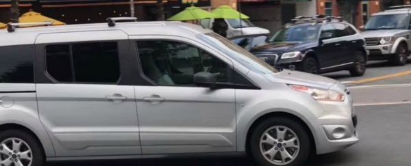 A researcher disguised himself as a car seat to teach driverless cars to deal with humans