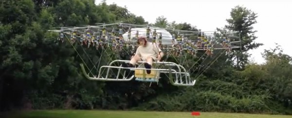 Watch: Self-styled pilot connects 54 drones and takes them for a spin