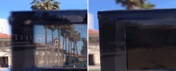 New window glass switches from clear to opaque, so you'll never need curtains again