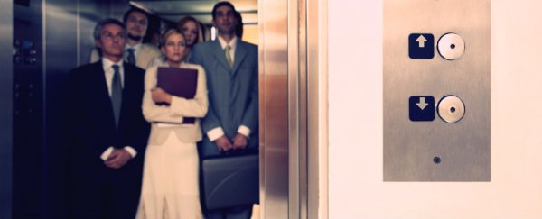 The 'close door' buttons in elevators don't actually do anything