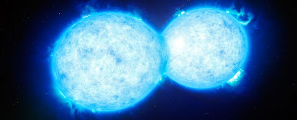 Scientists find two distant stars touching, and the results could be catastrophic