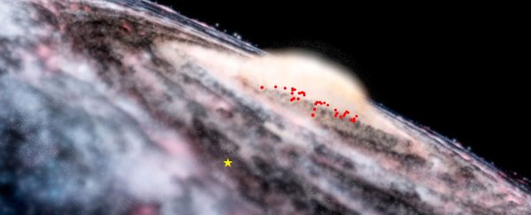 A band of special, young stars has been discovered near the heart of the Milky Way