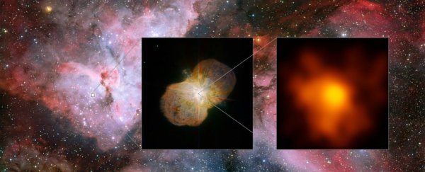 One of the most violent stellar battles in the galaxy has finally been photographed