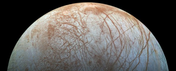 NASA mission finds signs of sea salt on Europa