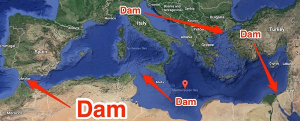 There was once a plot to drain the Mediterranean sea and link Europe to Africa