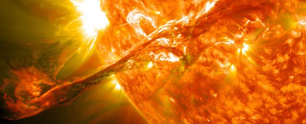 Scientists are proposing to protect Earth from solar flares with a gigantic shield