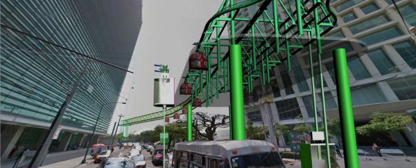 Floating gondolas could be the solution to Mexico City's traffic problems