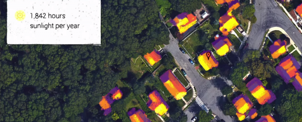 Google's Project Sunroof tells you how much solar energy is hitting your rooftop