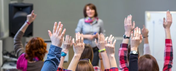 Good news! Excitement over science is actually contagious in the classroom