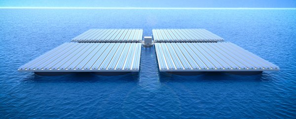 This huge solar panel barge could be the future of ocean-based renewable energy