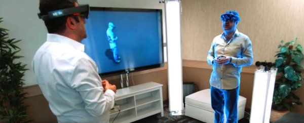 Microsoft's new 'holoportation' tech lets you jump into someone else's reality