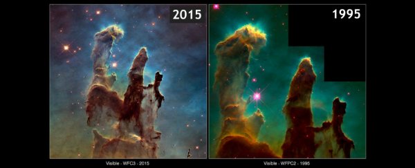 Hubble takes new iconic shot of the 'Pillars of Creation'