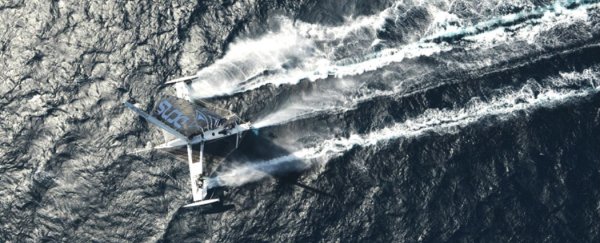 WATCH: This 'flying boat' is set to break a transpacific speed record