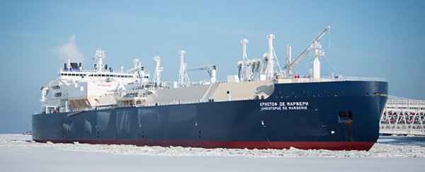 Russian tanker is the first to sail the Arctic without an icebreaker escort