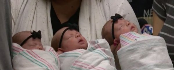 Here's why those recently born identical triplets are far rarer than you think