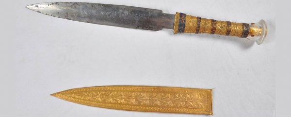 X-rays reveal that King Tut was buried with a space dagger