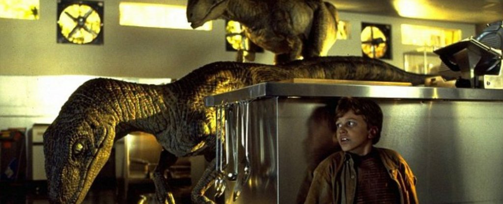 jurassic park kitchen scene lighting