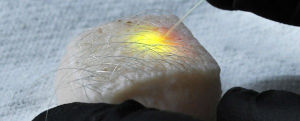 Scientists have embedded lasers into living fat cells