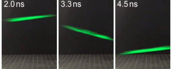 WATCH: This is the first video of a laser zooming through thin air