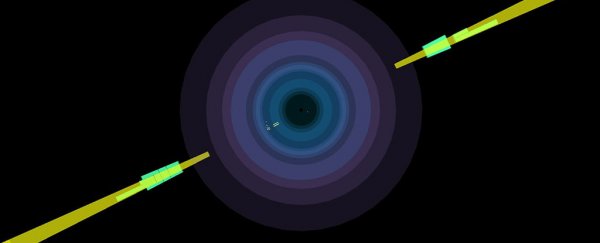 First-ever evidence of strange bouncing light particles has been caught in the LHC