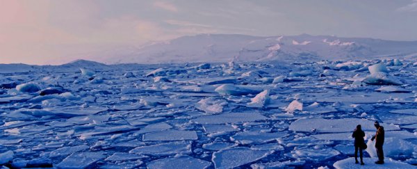 A hunk of sea ice bigger than India has vanished