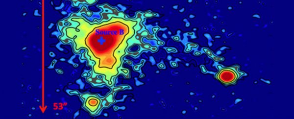 There's a massive, glowing blob in the Universe, and a mystery source is lighting it up