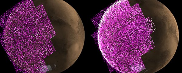 Massive solar storm just blasted Mars, causing a spectacular global aurora