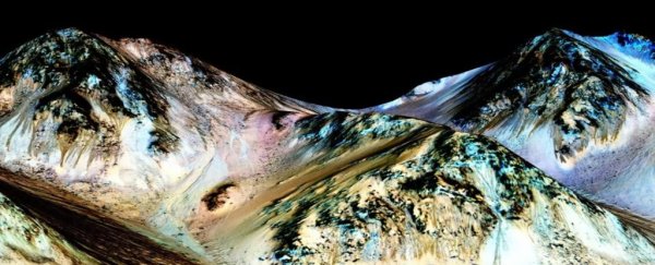 Those signs of liquid water on Mars may not be water after all