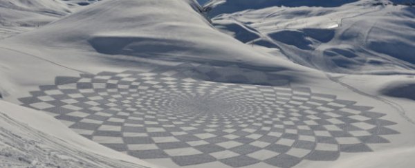 Simon Beck's colossal snow art revels in the beauty of mathematics