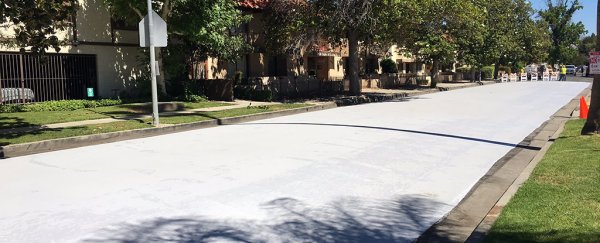 Covering streets in cooling paint is the new trick to deal with rising heat in cities