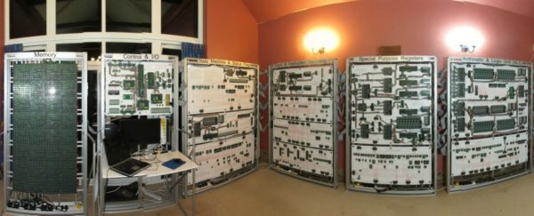 This engineer created an enormous 'megaprocessor' to play Tetris