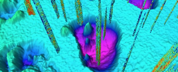 Massive underwater domes of methane look set to blow at any moment