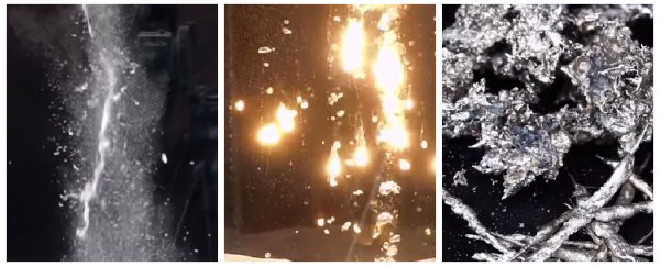 WATCH: Here's how 7 molten metals react in water